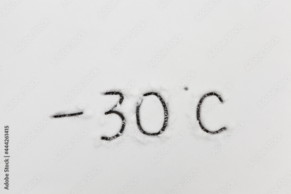 temperature symbols denoting negative very cold weather temperature symbols denoting negative very cold weather