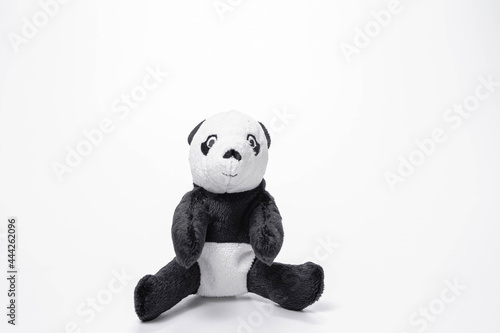 soft toys isolated on white background.