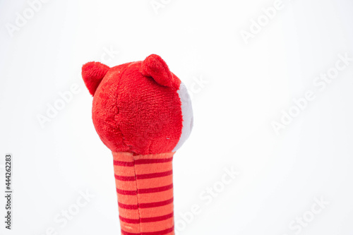 soft toys isolated on white background.