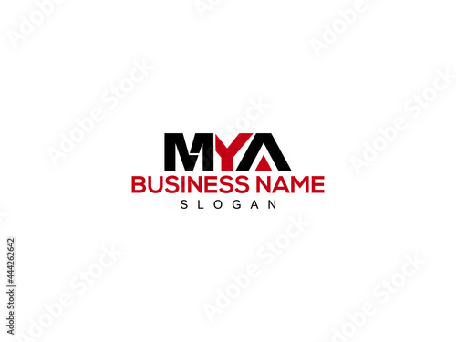 Letter MYA Logo Icon Vector Image Design For Company or Business photo