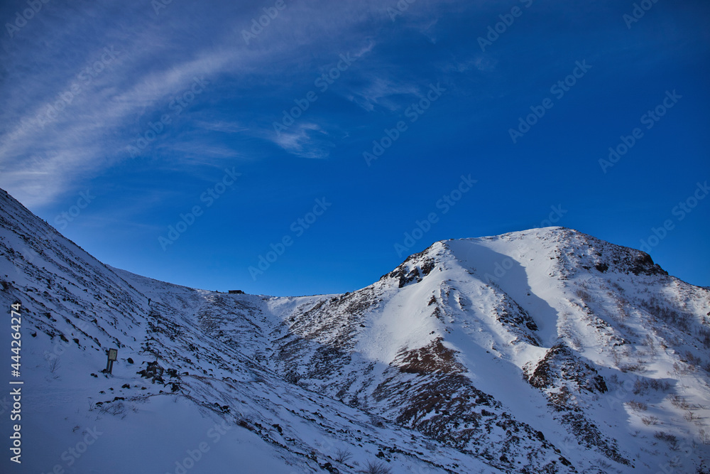 Mt.Nasu trekking in mid winter  厳冬期の那須岳登山 