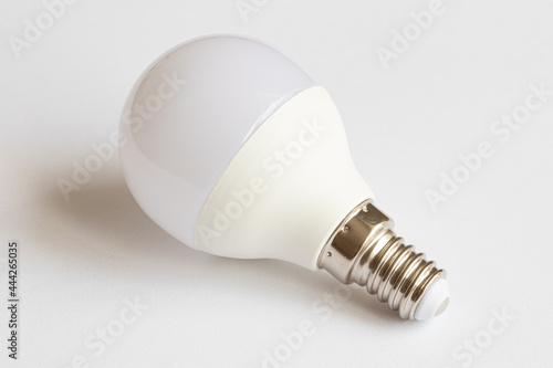 LED bulbs consume little electricity. LED bulbs save electricity. 