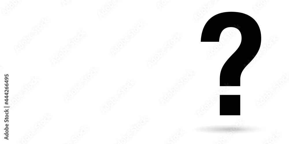 large question mark vector symbol on white background isolated. question sign large question mark vector symbol on white background isolated. question sign