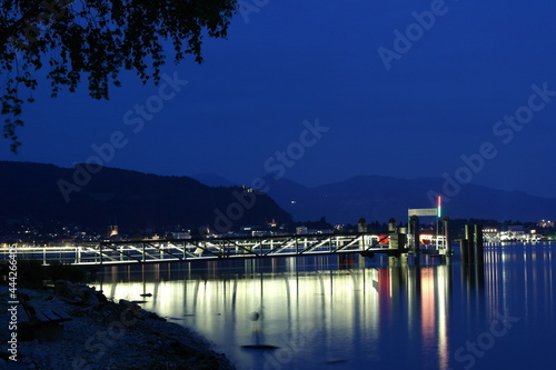 Bodensee Bridge Nacht Lochau photo