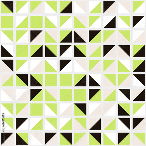 Abstract Geometric Pattern generative computational art illustration