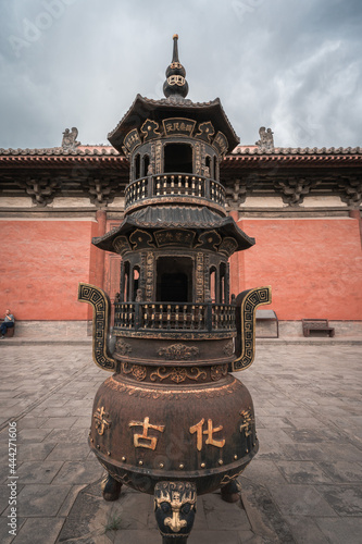 Ancient Shanhua Monastery in Datong city, Shanxi Province, China photo