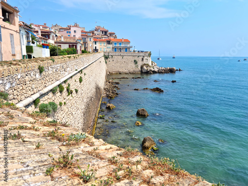 The city of Antibes, south of France photo