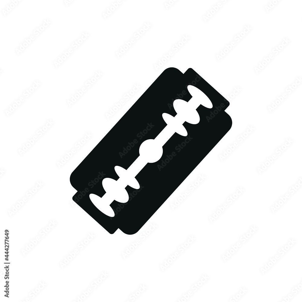 barber razor icon on white background barber razor icon on white background