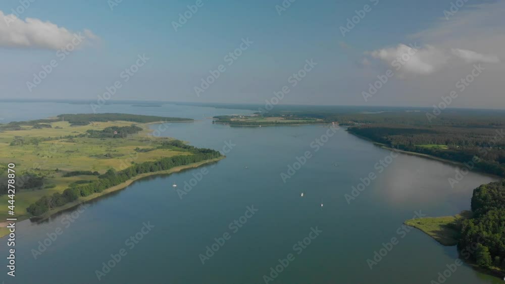 panoramic landscape with a beautiful lake on a summer day (aerial shot) panoramic landscape with a beautiful lake on a summer day (aerial shot)
