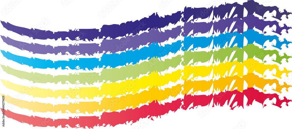 Flagge Regenbogen - Symbol für Vielfalt und Toleranz, lgtbq, queer