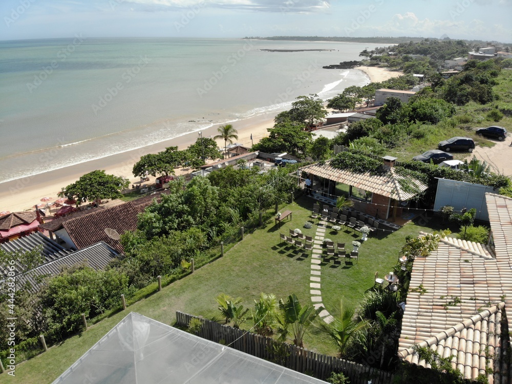 Praia de Ubu no litoral sul do Espírito Santo