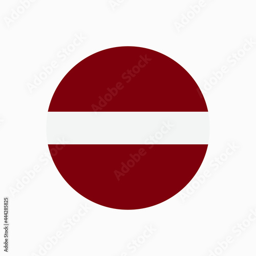 Free Download Round Latvian flag vector icon isolated on white background. The flag of Latvia in a circle. - GFXLoad
