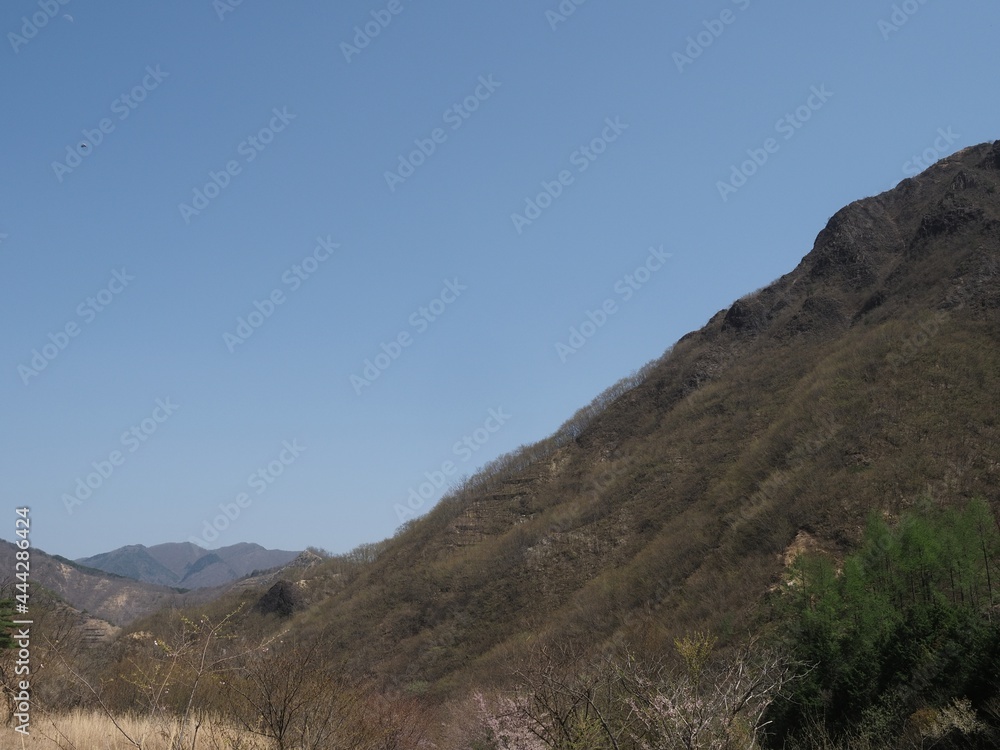 Naklejka premium One lap around the Ashio Copper Mine site