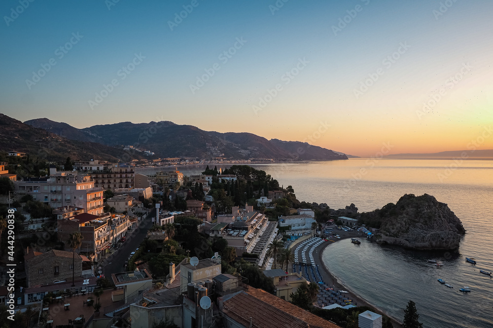 sunrise in Taormina, Sicily - Italy