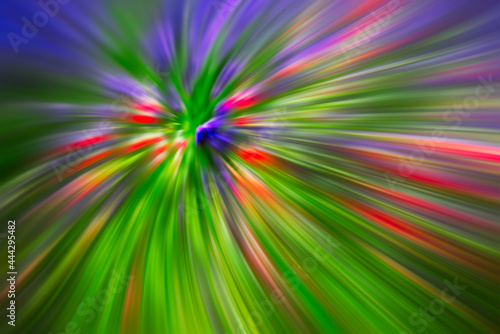 Technology background with abstract colours creating high speed effect