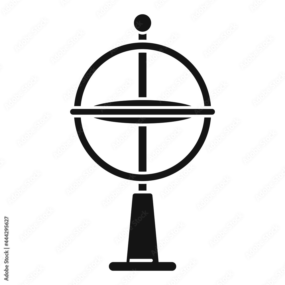 Gyroscope model icon simple vector. Accelerometer sensor Gyroscope model icon simple vector. Accelerometer sensor