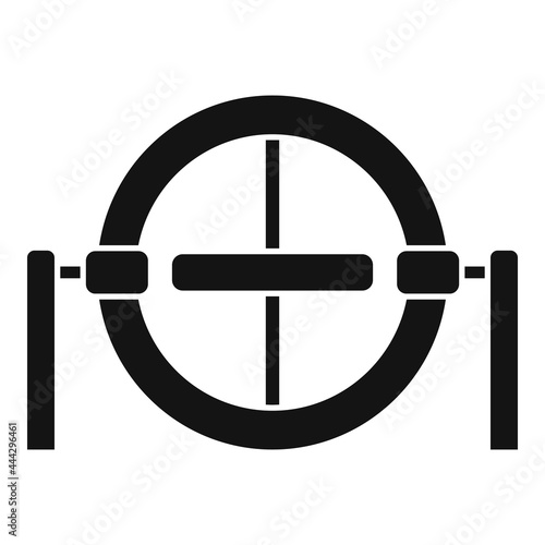 Gravity model icon simple vector. Accelerometer gyroscope