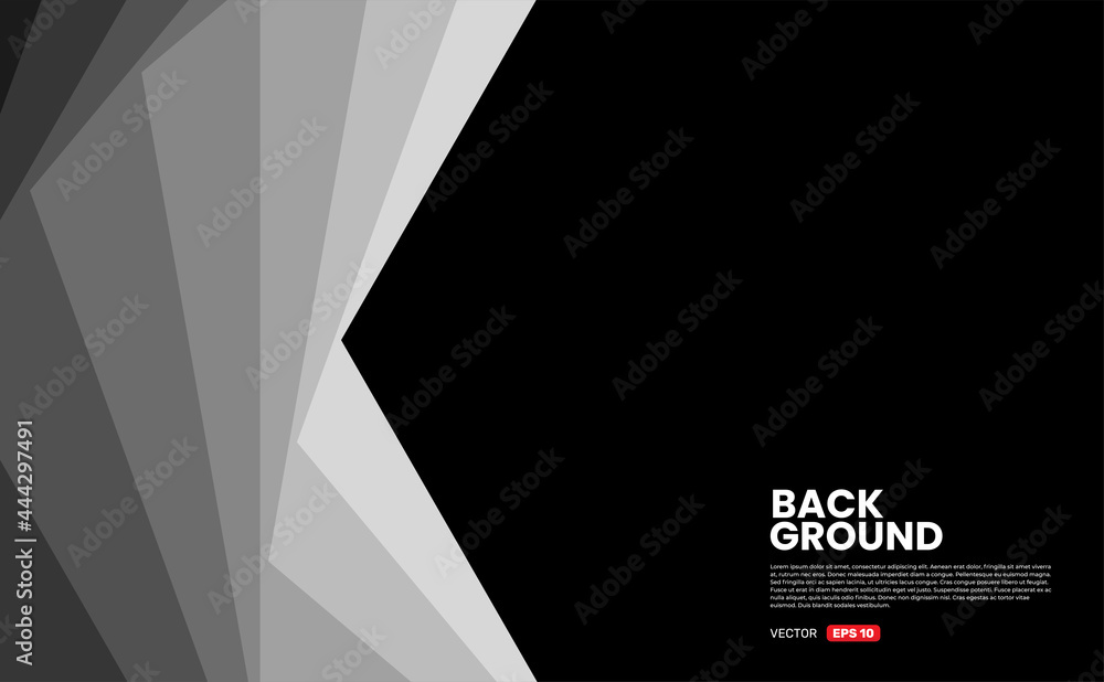 shapes grey gradient with black background
