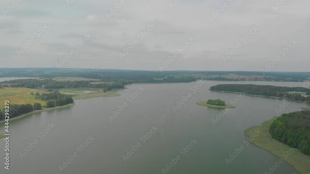 panoramic landscape with a beautiful lake on a summer day (aerial shot) panoramic landscape with a beautiful lake on a summer day (aerial shot)