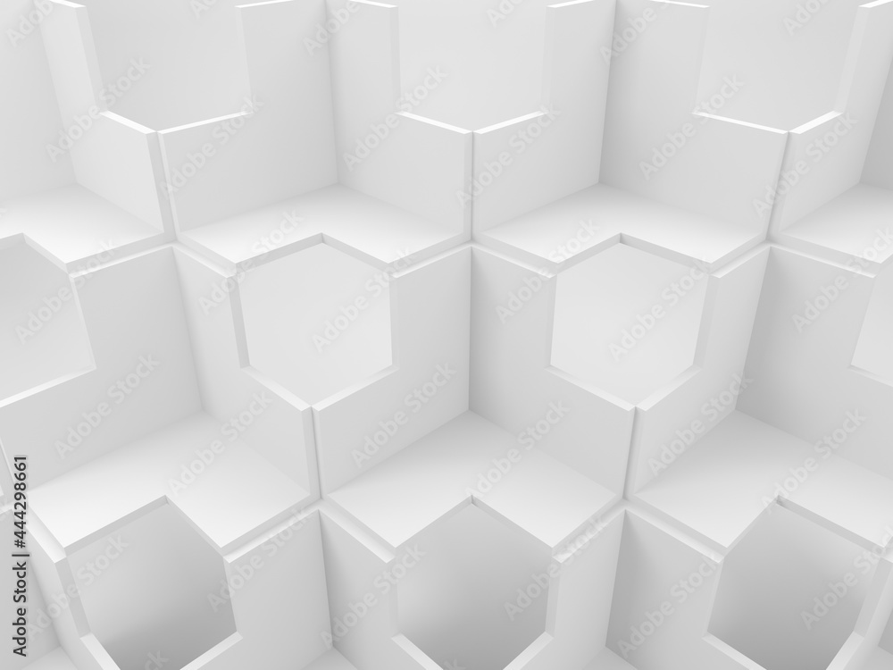 Minimal geometric installation. 3d rendering illustration Minimal geometric installation. 3d rendering illustration