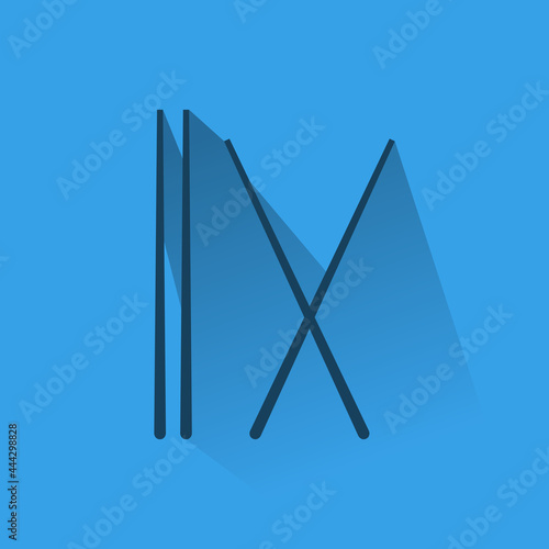 illustration of vector graphic set table manner 4