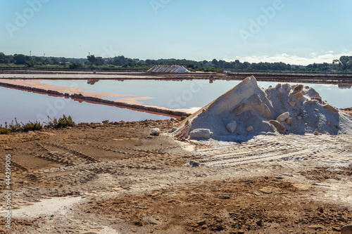 Traditional salt factory in Colonia de Sant Jordi photo