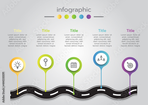 infographic template have step or option.vector illustration style design for business,class or shop online,presentation.