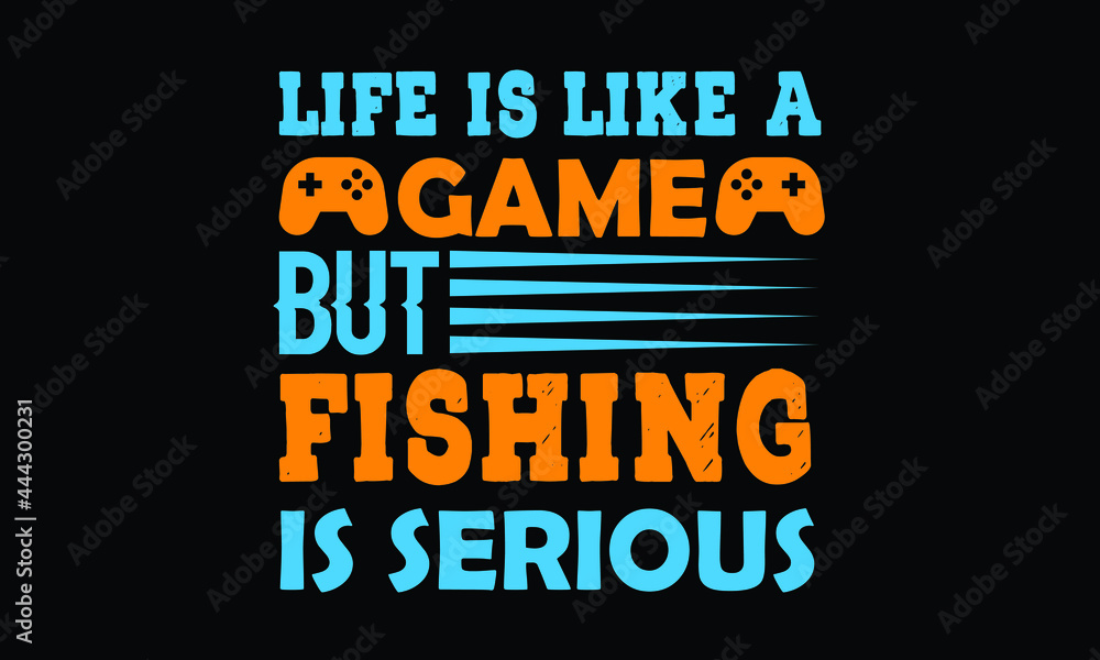 Fototapeta premium New Fishing T-shirt Design Template