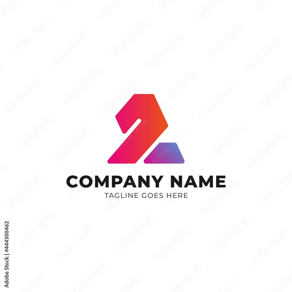 Abstract vector gradient logo letter Z design. Simple and elegant corporate identity element. Abstract vector gradient logo letter Z design. Simple and elegant corporate identity element.