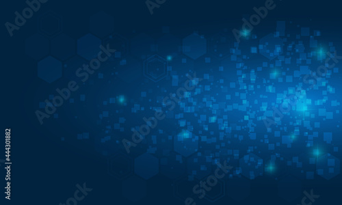 Abstract hitechnology background. Futuristic technology vector.