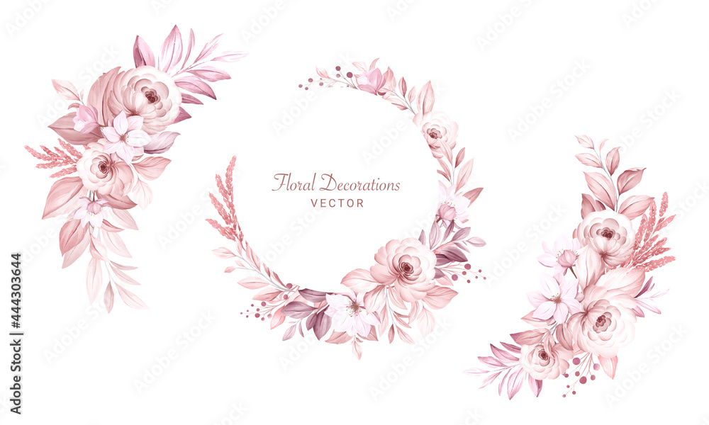 beautiful soft creamy flowers and leaves beautiful soft creamy flowers and leaves