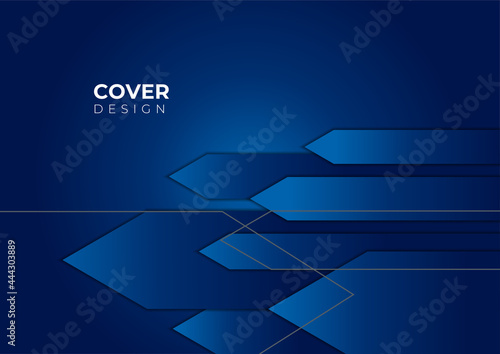 Abstract Modern Futuristic Geometric Background. Abstract design template for brochures, flyers, magazine, business card, branding, banners, headers, book covers, notebooks background vector
