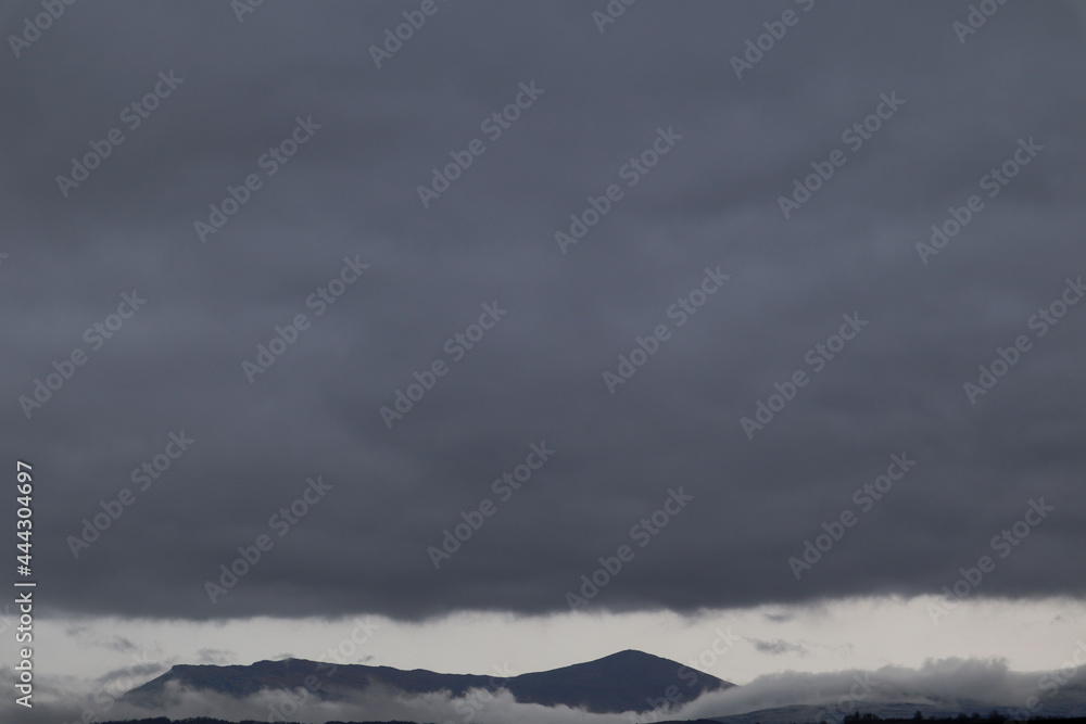 Mountains and clouds Mountains and clouds