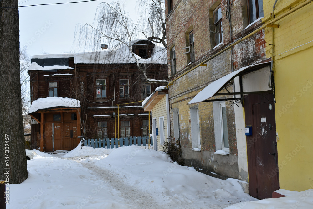 historic old house. Nizhny Novgorod historic old house. Nizhny Novgorod