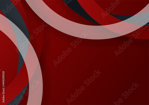 Abstract red black background with geometric style 