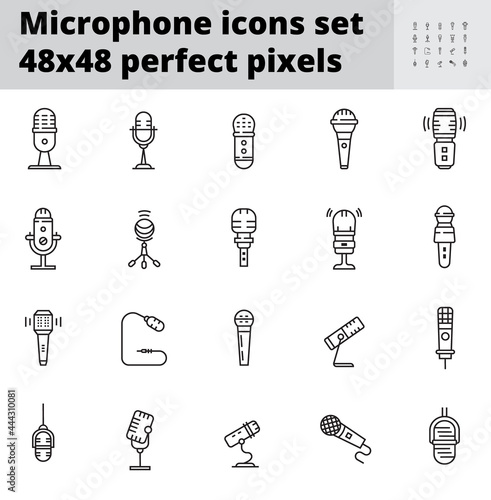 medical icons set