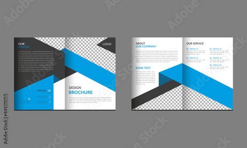 business bifold brochure and flyer design