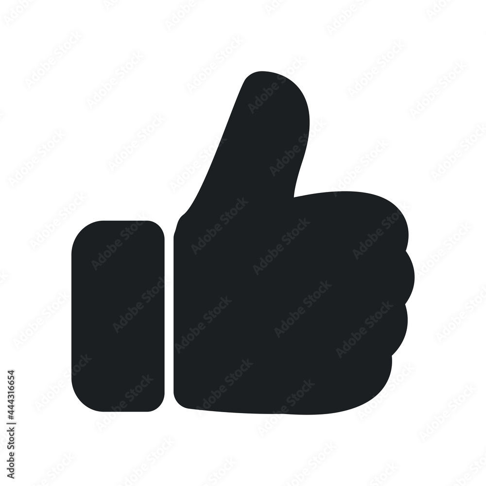 Thumb up hand vector icon illustration success gesture. Sign ok or like agreement thumb up communication isolated white. Good human positive gesturing choice mark shape expression. Social icon like Thumb up hand vector icon illustration success gesture. Sign ok or like agreement thumb up communication isolated white. Good human positive gesturing choice mark shape expression. Social icon like