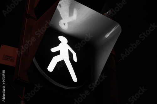 Wallpaper Mural person in the night Torontodigital.ca