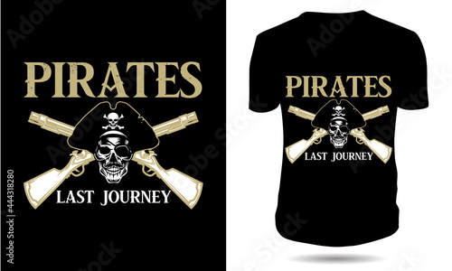 Pirates last journey tshirt design