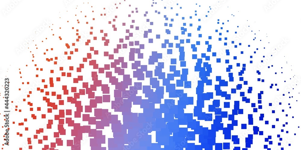 Light Blue, Red vector pattern in square style. Light Blue, Red vector pattern in square style.