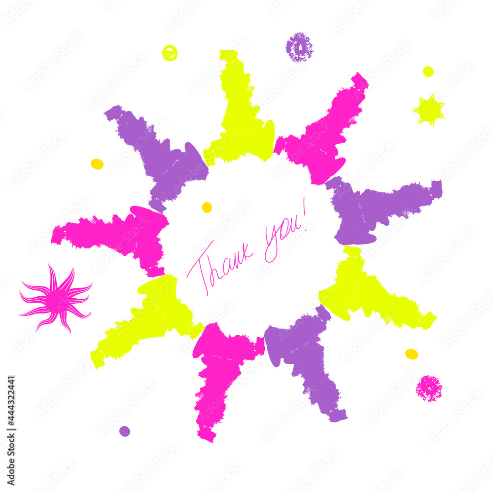 thank you quote vector illustration