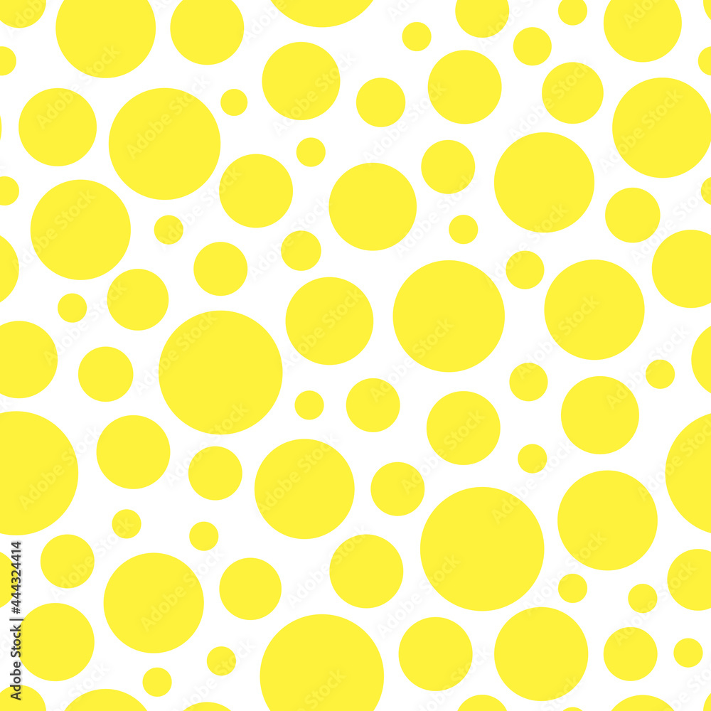 Seamless pattern yellow dots background vector illustration Seamless pattern yellow dots background vector illustration