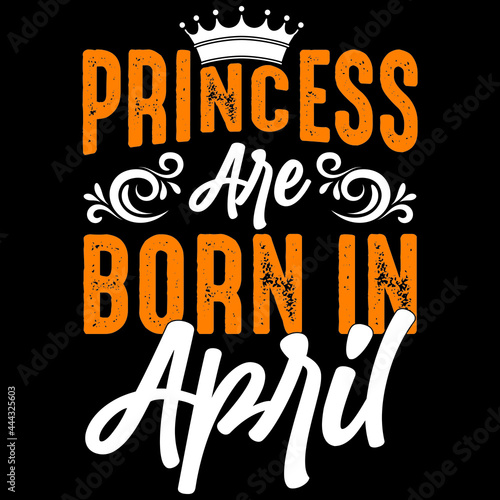 princess are born in April