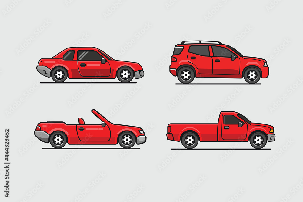 Naklejka premium Car logo and icon