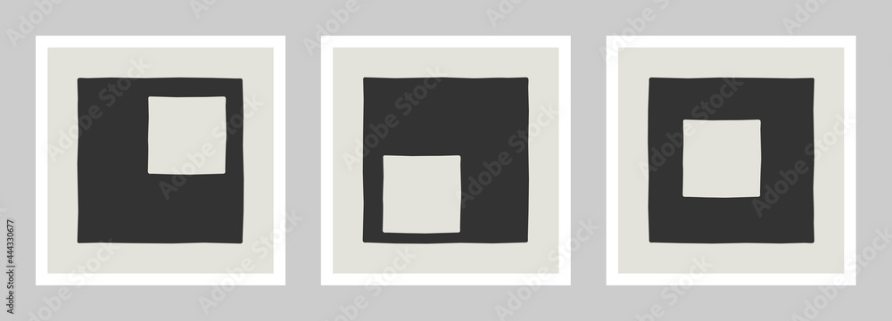 Creative artistic hand painted geometric abstract minimalist vector illustration for wall decoration, home decor and interior design in eps 10 Creative artistic hand painted geometric abstract minimalist vector illustration for wall decoration, home decor and interior design in eps 10