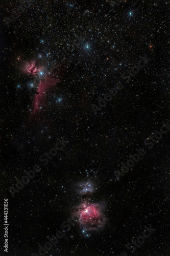 Orion molecular cloud complex cover the Horsehead Nebula the Orion Nebula and the Orion Belt photo