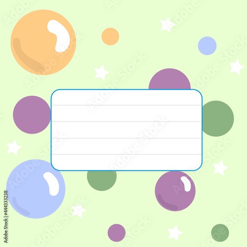 
the illustration is suitable for the cover of notebooks