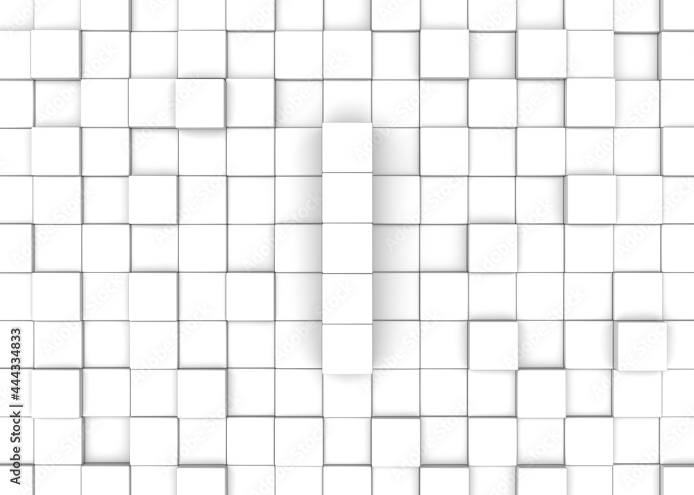 Cube block number 1 background Cube block number 1 background