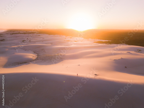 Sand Dunes Golden Hour